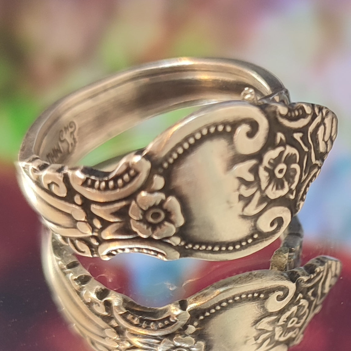 The regal pair  - Spoon rings for a couple