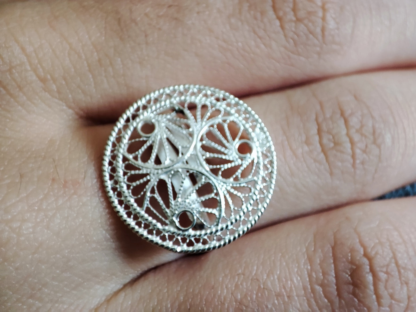 The Pandora - Silver 925 Ring, handmade filigree, woman, birthday, gift, Sterling, jewelry