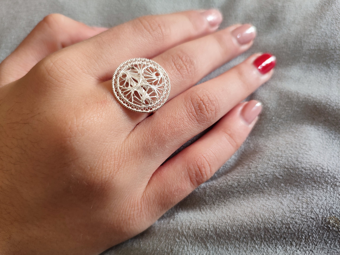 The Pandora - Silver 925 Ring, handmade filigree, woman, birthday, gift, Sterling, jewelry